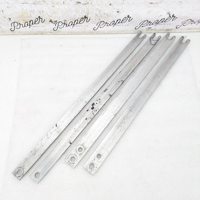 Chevrolet C7 Corvette Stingray Z51 Underbody Floor Crossbar Support Brace Bar Bracket Set