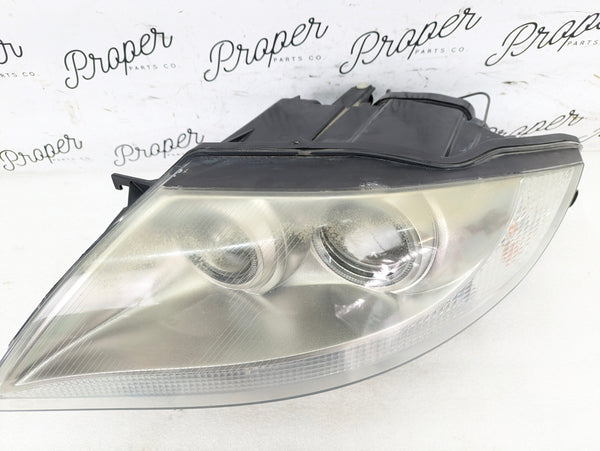 BMW E86/E85 Z4 M Bi-Xenon Left Chrome Clear Headlight 63127162721*Damaged*