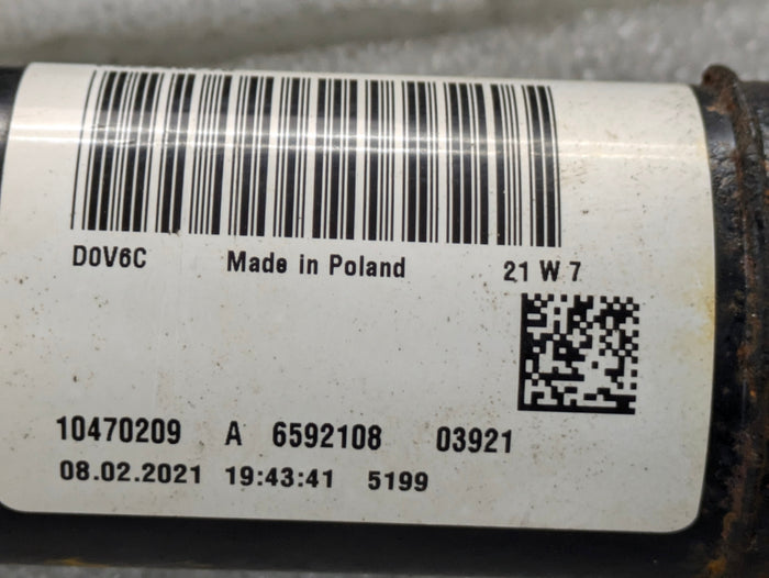 2021 Volvo V60 T6 R-Design Automatic Rear Drive Shaft/Prop Shaft 32249776