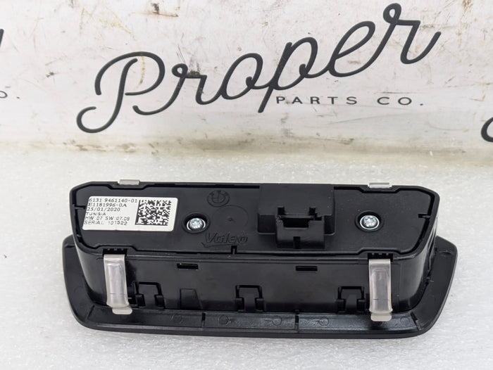 BMW G22 G23 G20 G26 430ix 330ix 330ex Headlight Fog Light Control Unit Switch Buttons 9461140