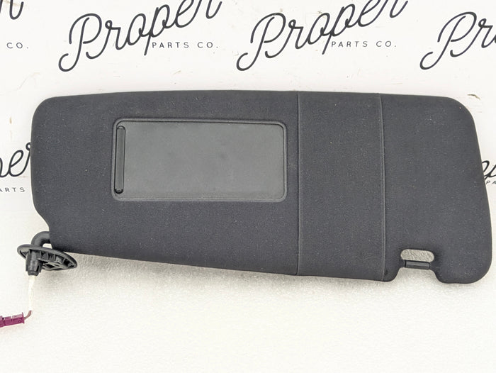 BMW E46 M3 3 Series M Sport/ZHP Coupe/Sedan/Wagon Right Side Black Cloth Sunvisor 51162699048