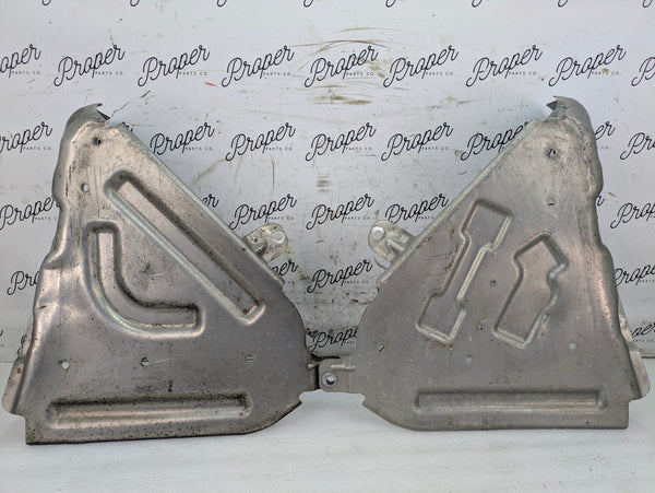 Chevrolet C7 Corvette Stingray Z51 Left & Right Side Fuel Gas Tank Shield Pair Set