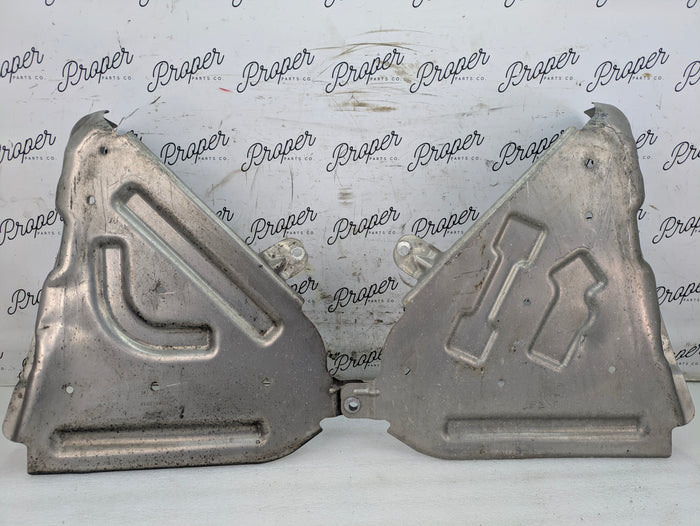 Chevrolet C7 Corvette Stingray Z51 Left & Right Side Fuel Gas Tank Shield Pair Set