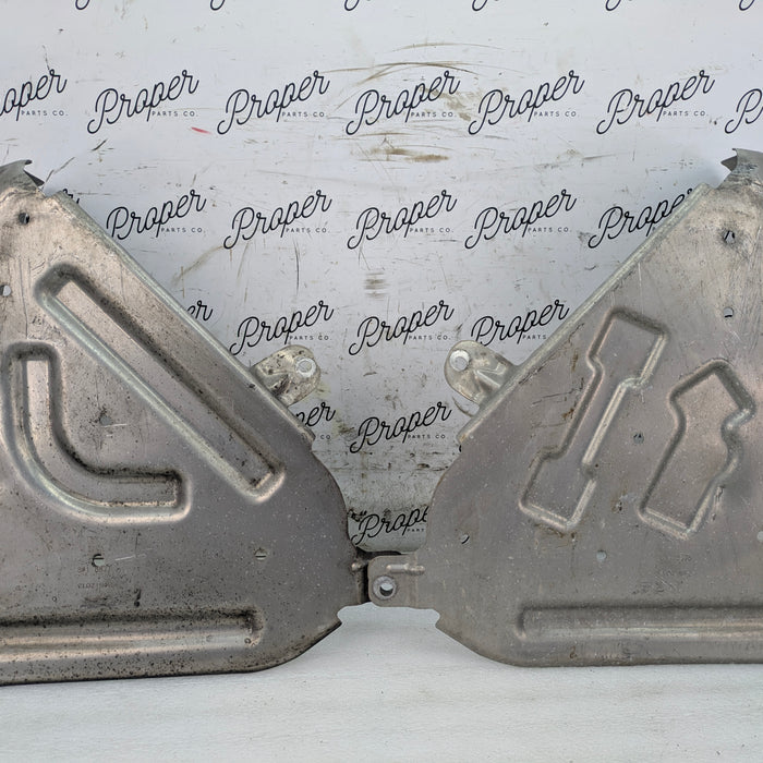 Chevrolet C7 Corvette Stingray Z51 Left & Right Side Fuel Gas Tank Shield Pair Set