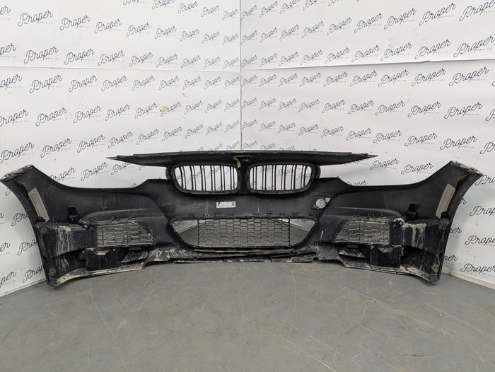 BMW F30 F31 3 Series M Sport Front Bumper Black Sapphire Metallic (475) *DAMAGED*