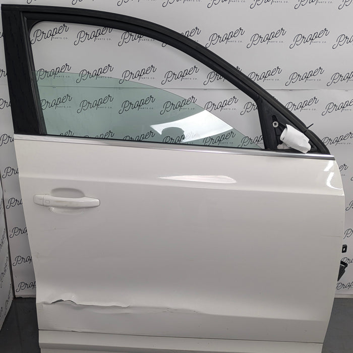 2018 Audi 8U Q3 Front Right Passenger Door Panel Cortina White 8U0831052C *Damaged*