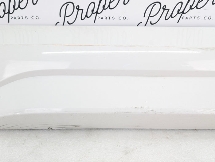 2016-2018 Audi 8U Q3 Rear Right Lower Door Molding Trim Cortina White 8U0853970