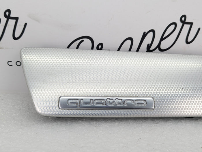 2015-2018 Audi 8U Q3 Right Dashboard Aluminum Silver Panel Cover Trim 8U1853190C