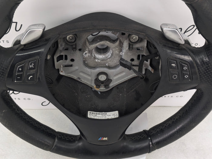 BMW E90 E91 E92 E93 3 Series M Sport Steering Wheel W/Paddles 7841396 *DAMAGED*