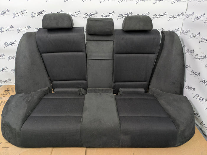 BMW E46 330i 328i 325i 323i ZHP M Sport Sedan Rear Split Folding Seats Complete Set Alcantara Cloth Laser