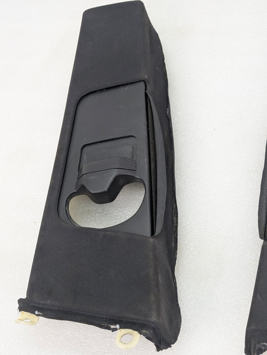 BMW E46 330ci M3 328ci 325ci 323ci Coupe Left/Right B Pillar Set Black 7057296/7057295