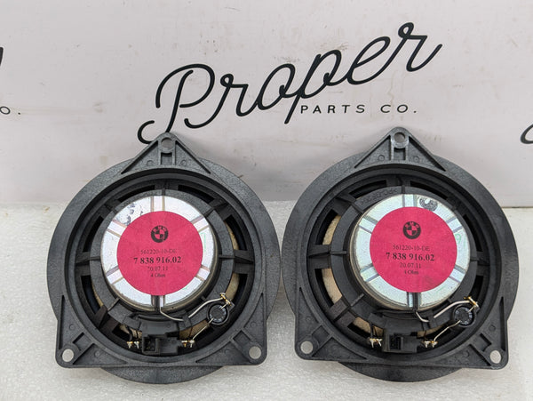 BMW E90 3 Series Rear Left/Right Door Individual Audio Speakers Set Pair 7838916