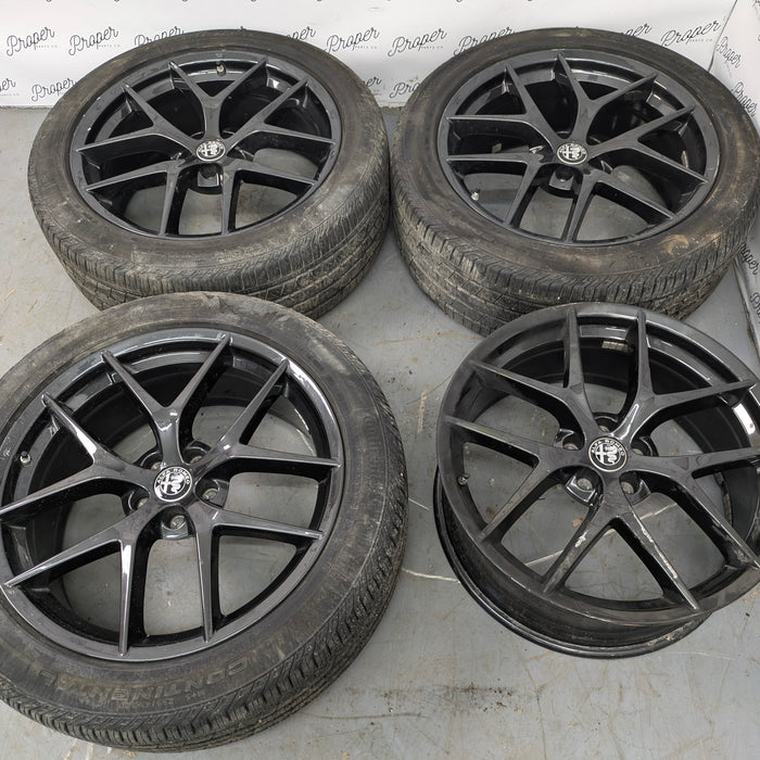 2021 Alfa Romeo Stelvio Wheel Set 8.5 X 20 Et 31 156117310 *Note*