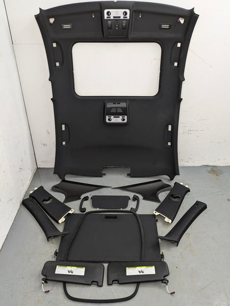 BMW E90 335xi 328xi Sedan Black Headliner Upper Interior Set	51448046413