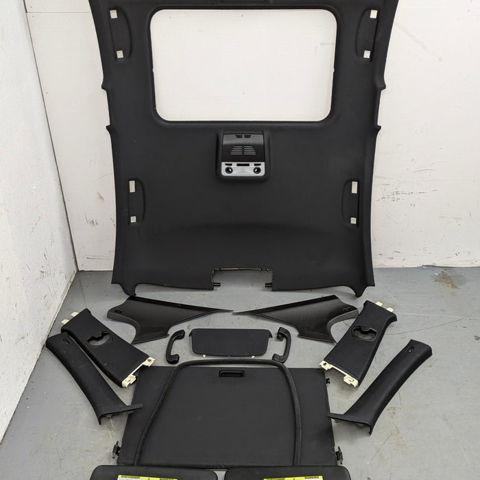 BMW E90 335xi 328xi Sedan Black Headliner Upper Interior Set	51448046413