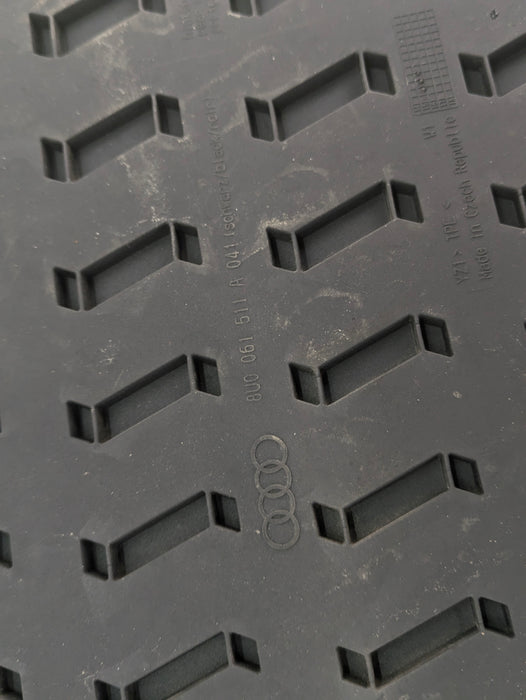 Audi 8U Q3 Front & Rear Rubber/Winter Floor Mats Set 8U1061221/8U0061511