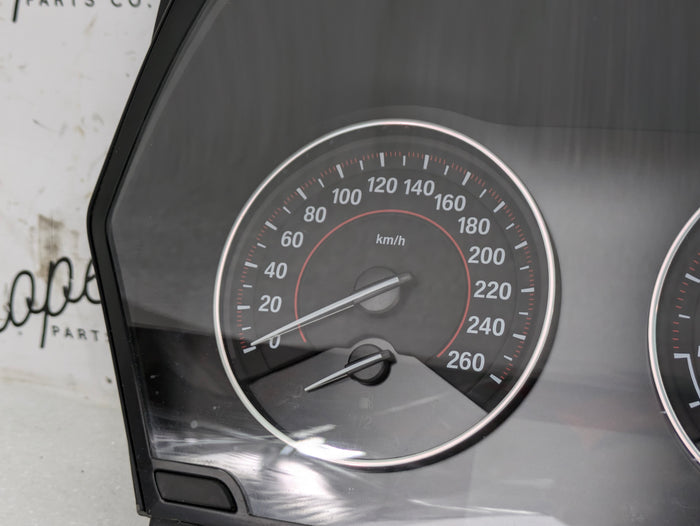 BMW F22 F23 228xi M235xi 230xi M240xi M Sport Instrument Gauge Cluster Speedometer Tachometer KPH 9232892