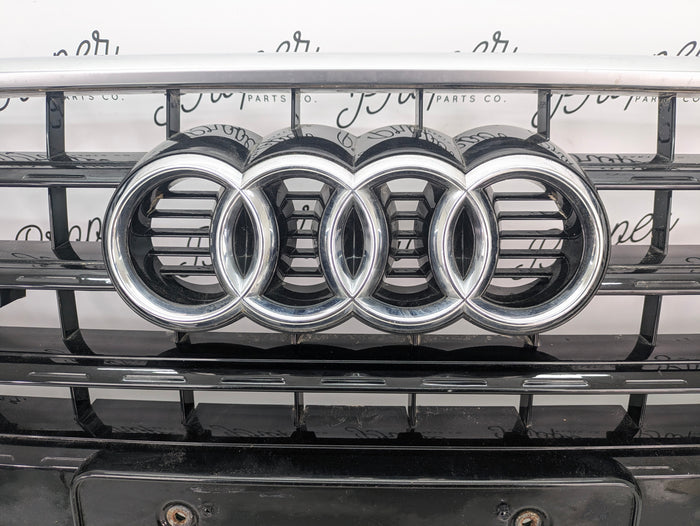 2016-2018 Audi 8U Q3 Facelift Front Center Bumper Grille Black & Chrome 8U0853653M