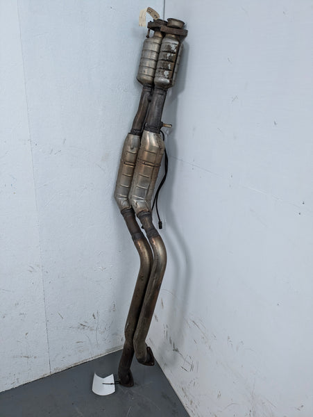 BMW Z3 M Coupe Roadster S52 Exhaust System Mid Section & Catalytic Converters 1744163/1744164