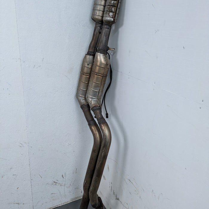 BMW Z3 M Coupe Roadster S52 Exhaust System Mid Section & Catalytic Converters 1744163/1744164