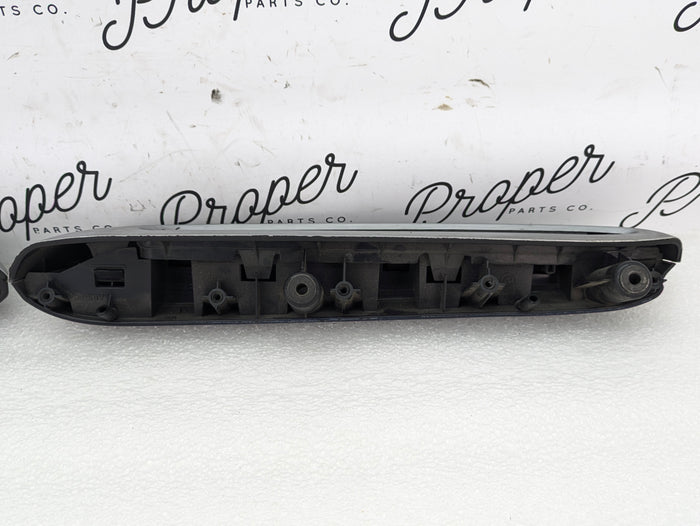 BMW E46 M3 330ci Coupe/Convertible Rear Panel Armrest Set Brushed Aluminum Trim 8241211/8241212