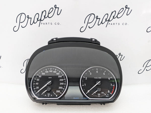 BMW E82 E88 135i Gauge Instrument Cluster KPH 9242329 *NOTE*