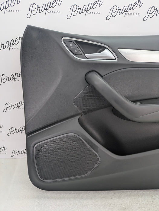 2016-2018 Audi 8U Q3 Right Front Interior Door Panel Black 8U18994R2