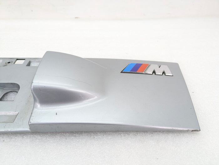 BMW Z3 M Roadster Trunk License Plate Trim Panel Color Arctic Silver (309) 2693055