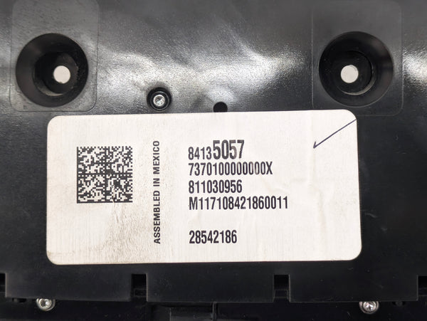 Chevrolet C7 Corvette Stingray Radio/Audio HVAC/Climate Control Panel Buttons 84135057 *DAMAGED*