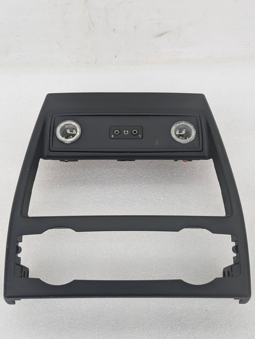 BMW E70 X5 M Center Console Rear Cover Trim & Headphone Jack Port 4915771