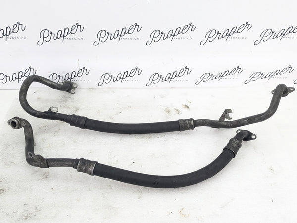 BMW E60 E61 M5 E63 E64 M6 S85 Engine Oil Filter Housing Inlet/Outlet Pressure Lines 7837253/7837254