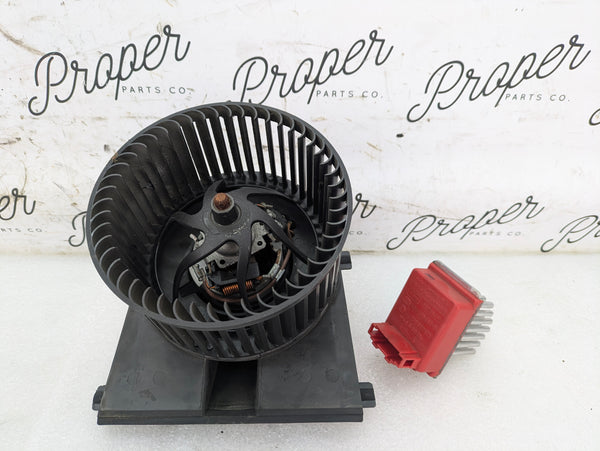 Porsche 996.2 911 Carrera 4 HVAC Blower Motor Fan W/Resistor 1J1819021B/1J0907521