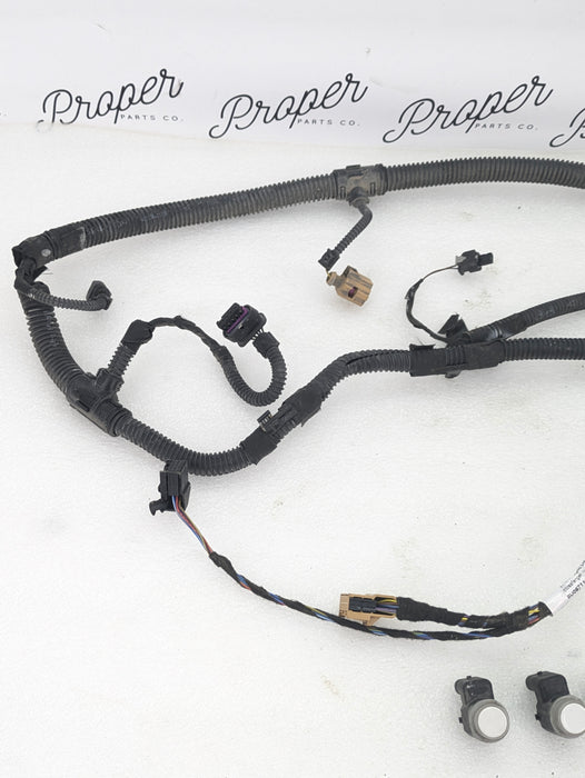 2016-2018 Audi 8U Q3 Rear Bumper Wiring Harness & Parking Distance Control Sensors 8U0971104S