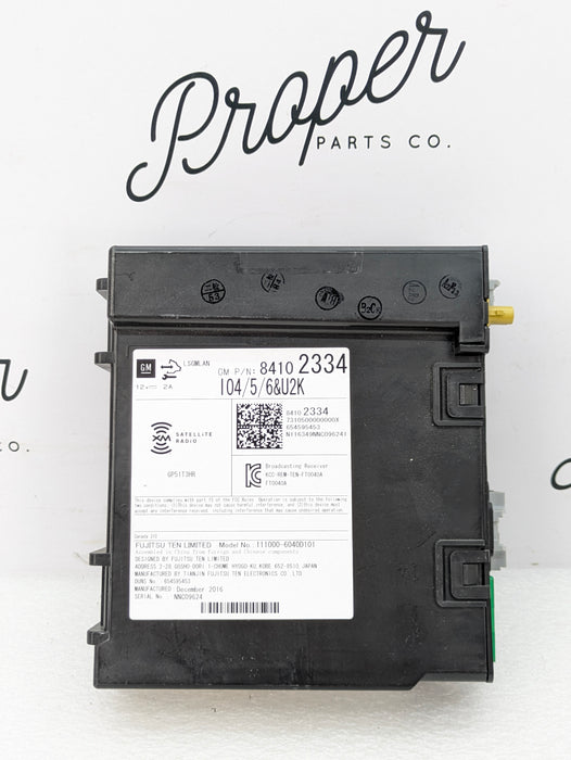 Chevrolet C7 Corvette Stingray Radio Navigation Receiver Control Module Unit 84102334 *NOTE*