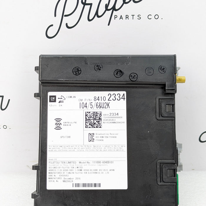 Chevrolet C7 Corvette Stingray Radio Navigation Receiver Control Module Unit 84102334 *NOTE*