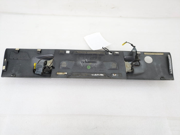 BMW Z3 M Roadster Trunk License Plate Trim Panel Color Arctic Silver (309) 2693055