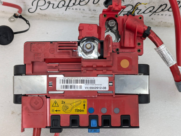 BMW E92 E90 E91 E93 3 Series Battery Power Distribution Junction Box & Positive Cable 9217031/6942912