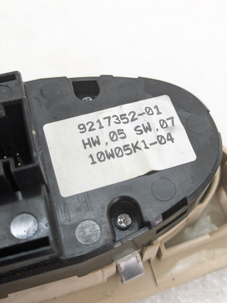 BMW E92 335i M3 328i Left/Driver Side Master Window Control Switch Beige 9217352