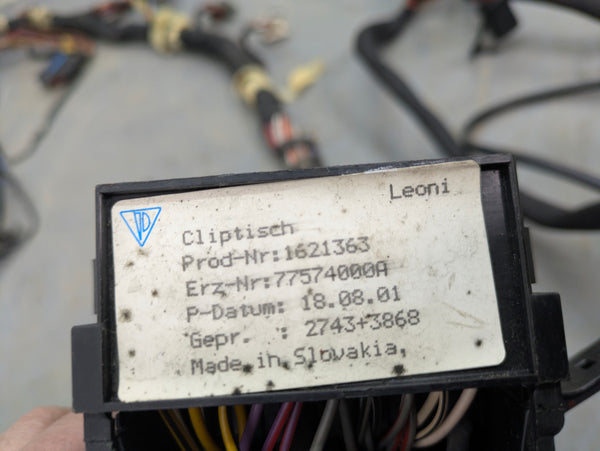Porsche 996.2 911 Carrera 4 Cabriolet Convertible Automatic Tiptronic Main Chassis Body Cabin Wiring Harness