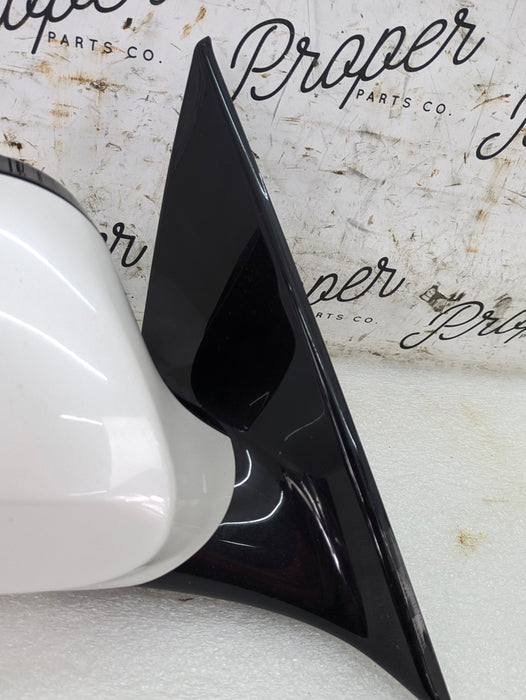 BMW E92 E93 3 Series LCI Shadowline/Gloss Black Right Side Mirror Mineral White (A96) 51167282654