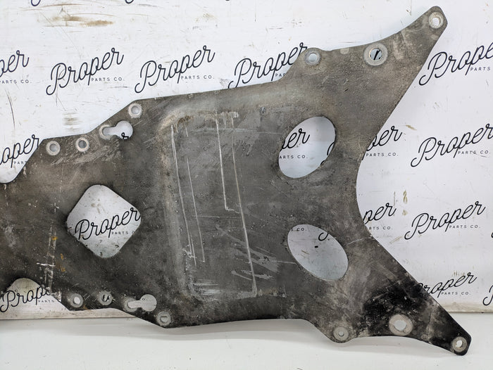 Chevrolet C7 Corvette Stingray Z51 Center Under Floor Panel Tunnel Reinforcement Torque Tube Shield Skid Plate