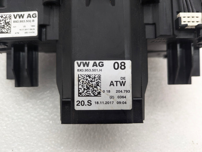 2018 Audi 8U Q3 Steering Wheel Clock Spring Blinker Wiper Combination Switch 8X0953501H