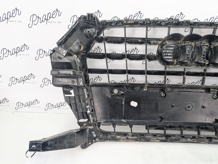 2016-2018 Audi 8U Q3 Facelift Front Center Bumper Grille Black & Chrome 8U0853653M