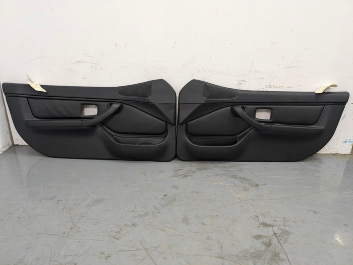 BMW Z3 M Coupe Roadster Front Door Panels Left Right Set Nappa Leather Black 269379603