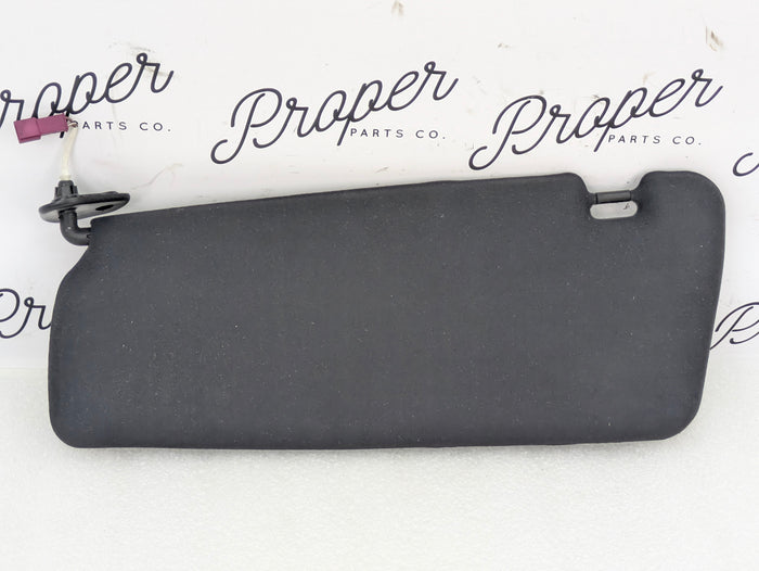 BMW E46 M3 3 Series M Sport/ZHP Coupe/Sedan/Wagon Right Side Black Cloth Sunvisor 51162699048