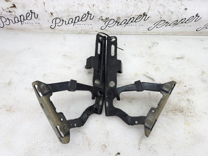 Porsche 996.2 911 Carrera 4 Engine Lid Door Left/Right Hinges Schwarz (041) 99651215101/99651215201