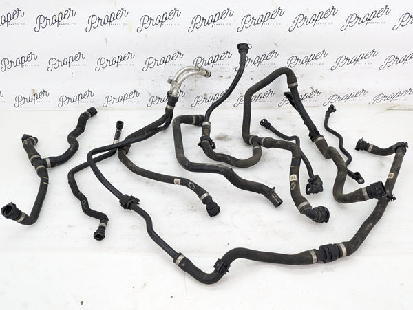 BMW F32 440xi 440i Radiator Coolant Hose Line Set 8633480/8600882/8634283