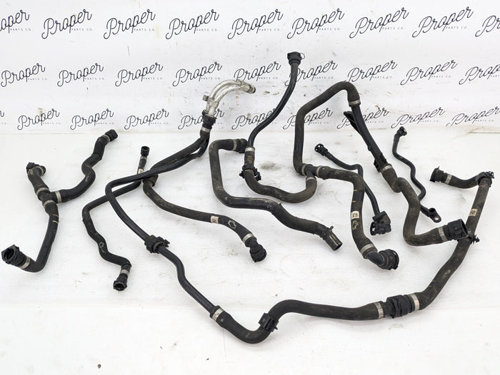 BMW F32 440xi 440i Radiator Coolant Hose Line Set 8633480/8600882/8634283