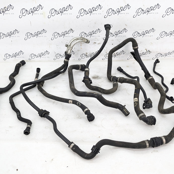 BMW F32 440xi 440i Radiator Coolant Hose Line Set 8633480/8600882/8634283