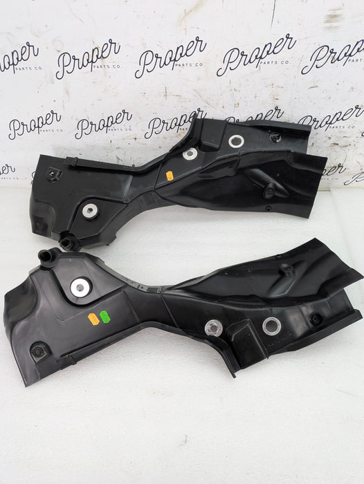 Porsche 996.2 911 Carrera 4 Cabriolet Convertible Roof Left/Right Water Drain Drip Tray 99656180507/99656180607